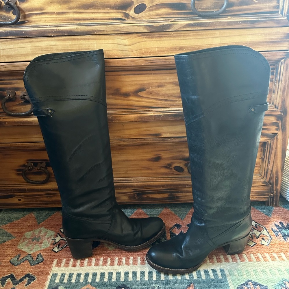 Frye women’s knee high riding boots
